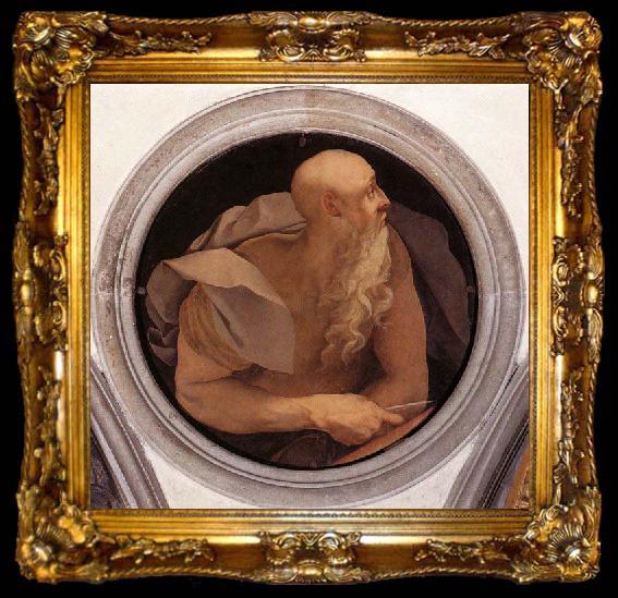 framed  Pontormo, Jacopo St John the Evangelist, ta009-2